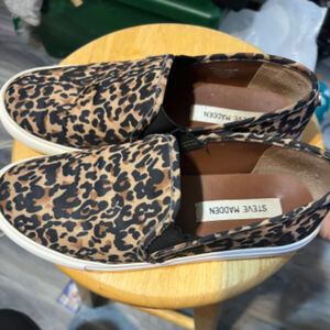 Steve Madden Leopard Print Slip-Ons